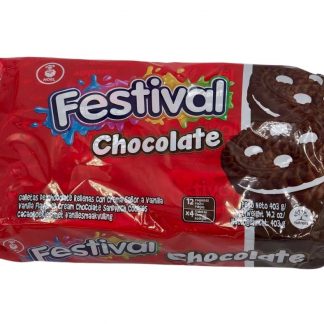 Schokoladenkekse gefüllt mit Schokoladecreme, Festival 403g