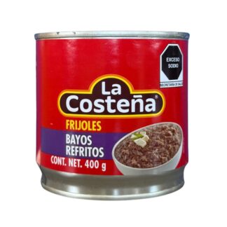 Frijoles Bayos refritos La Costeña 400g.