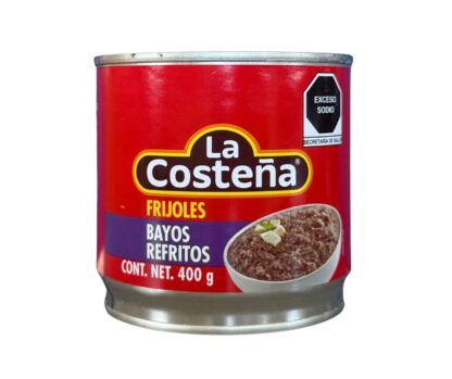 Frijoles Bayos refritos La Costeña 400g.