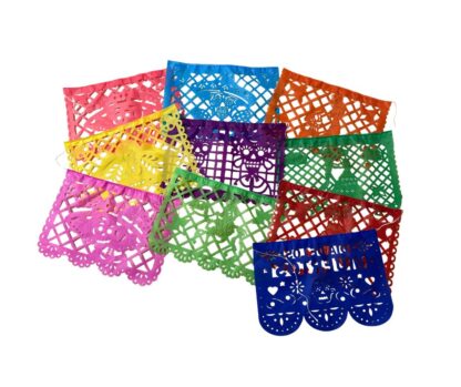 Papel Picado mediano 23 x 16 cm 3mts